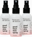 Evolved By Nature Body Spray & Face Mist for Eczema-prone skin, Good Days Skin Spray, 3 Pack, Clinically Proven Body & Facial Spray, Helps Reduce Irritation & Redness of Dry & Sensitive Skin