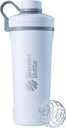 BlenderBottle Radian Shaker Κύπελλο μονωμένο από ανοξείδωτο χάλυβα μπουκάλι νερό με σύρμα Whisk, 26-Ounce, Matte Λευκό