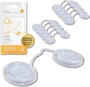 O2 Nose Filters with 3M Filtration - Nose Filters for Allergies - Nasal Filter for Allergies - Nostril Dust Mask, Smoke & Allergy Filter (Size Small, Pack of 10)