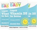 California Gold Nutrition Baby Vitamin D3 - Υγρό D3 συμπλήρωμα για μωρά, χορτοφάγους φιλικό - Αναπτυξιακή υποστήριξη - Αλκοόλ & Χωρίς γλουτένη, Μη ΓΤΟ - 10 mcg (400 IU) - 0,34 fl oz (10 ml), 3