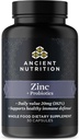 Ancient Nutrition Probiotics and Zinc Supplement, Supports Healthy Immune System and Gut Health, Made Without GMOs, Superfoods Supplement, Paleo and Keto Friendly, 30 Count