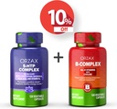ORZAX 5 HTP Complex 100 Mg 120 Vegatable Κάψουλες και Βιταμίνη Β Complex, Β Βιταμίνες με Χολίνη & Ινοσιτόλη 120 Κάψουλες, Bundle