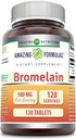 Amazing Formulas Bromelain 500 Mg (300 GDU) 