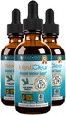Rejuvica Health IntestiClear - Advanced Intestinal Cleanse Υποστήριξη για τους Ανθρώπους - All-Herbal Liquid Formula για γρήγορη απορρόφηση - Bonus Liver Support - Wormwood, Black Walnut, Ginger και More