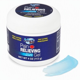 Blue Goo Pain Reliefing Gel – Ανακούφιση για την πλάτη, το λαιμό, τους μυς και τους κοινούς πόνους, γρήγορη ψύξη και καταπραϋντική ανακούφιση με 100% καθαρό λάδι Emu, 4 oz (1 Pack)