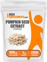 BulkSupplements.com Pumpkin Seed Extract Powder - Pumpkin Seed Supplement, Herbal Supplement - Vegan & Gluten Free, 500mg per Serving, 1kg (2.2 lbs) (Pack of 1)