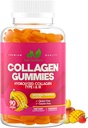 Κολλαγόνο Gummies for Women & Men (90 Count) - Premium Hydrolyzed Collagen Type I & III for Hair, Skin & Nails Support - Great Testing Tropical Flavor, Gluten-Free, Non-GMO - 90 Gummies (45 Servings)