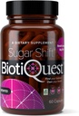 Probiotics sugar Shift BiotiQuest για την υποστήριξη κατά των παθογόνων και την προστασία του ανοσοποιητικού σας συστήματος, 22 δις CFU, μη ΓΤΟ, και χωρίς γλουτένη, 60 κάψουλες