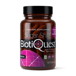 Probiotics sugar Shift BiotiQuest για την υποστήριξη κατά των παθογόνων και την προστασία του ανοσοποιητικού σας συστήματος, 22 δις CFU, μη ΓΤΟ, και χωρίς γλουτένη, 60 κάψουλες