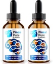 (2 Pack) Επίσημη Pineal Pure Drops – Φυσική καθημερινή φόρμουλα για να βοηθήσει την εστίαση, μνήμη & συγκέντρωση 