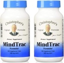 Christopher's Original Formulas MindTrac Formula, Natural Mood Support & Memory Supplements 100 Caps - Pack of 2