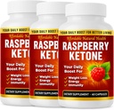 Raspberry Ketone Capsules, All-Natural Formula, May Support Active Healthy Lifestyle, 1000 mg Supplement, 180 Capsules, 6 Month Supply, Vegan, Non GMO