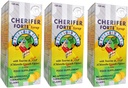 3 CHERIFER Forte Syrup w/Taurine & Διπλός παράγοντας ανάπτυξης Chlorella + ψευδάργυρος 120ml