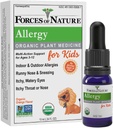 Forces of Nature Kids Allergy Relief, Organic Homeopathic Medicine, Immune Support & Multi Symptom for Ages 3-12, Indoor & Outdoor Allergies, Itchy Eyes, Runny Nose, Sinus Pressure, Non Drowsy