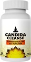 Candida Cleanse - Gut & Colon Support - 60 κάψουλες - Φυσική φόρμουλα βοτάνων για άνδρες και γυναίκες - Εντερική Detox & Anti Yeast Support with Oregano Leaf, Wormwood, Black Walnut, Caprylic Acid