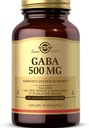 Solgar GABA 500 mg, 100 Vegetable Capsules - Relaxation & Nervous System Support - Amino Acid - Non-GMO, Vegan, Gluten Free, Dairy Free, Kosher - 100 Servings