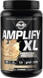 PMD Sports Ενισχύστε XL Premium Whey Protein Supplement Hydro Greens Blend - Glutamine και Whey Protein Matrix με Superfood για τους μυς, τη δύναμη και την ανάκτηση - Τοστ κανέλας (24 εξυπηρετούν)