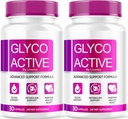 (2 Pack) Glyco Active, Glyco Active Κάψουλες, Glyco Active Advanced Formula, Glyco Active All Natural Formula Pills, Glyco Active Capsulas Κριτικές, 60 κάψουλες για 2 μήνες
