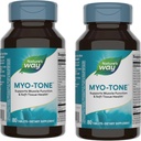 Nature's Way Myo-Tone - Μυϊκή Λειτουργία & Μαλακός Ιστός Υγεία* - Με Μαγνήσιο, Βιταμίνες & Β Βιταμίνες – Χωρίς γλουτένη & Χορτοφαγικά - 80 δισκία (2 Συσκευασία)