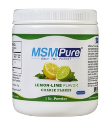 KALA ΥΓΕΙΑ MSMPure Lemon Lime Flavored Coarse MSM Powder Fleakes – US-Made MSM για κοινή υγεία, εμφάνιση του δέρματος, και Hair & Nail Support – 1 LB, Βιολογικό Sulfur