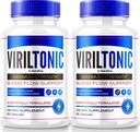 NutraRize (πακέτο 2 VirilTonic κάψουλες για άνδρες, Premium Formula για τη συνολική υποστήριξη απόδοσης, όλα τα φυσικά συμπλήρωμα για την υγεία και την ευεξία, VirilTonic24 Κριτικές (120 κάψουλες)