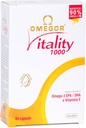 OMEGOR Omega 3 Fish Oil Supplement IFOS Certified Vitality 1000 with 800mg EPA and DHA per Capsule - No Fishy Aftertaste, Non-GMO (60 Softgels)