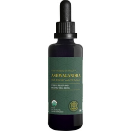 Global Healing Center - Βιολογικά Ashwagandha συμπληρώματα σταγόνες - KSM-66 Ashwagandha επιπλέον δύναμη για άνδρες και γυναίκες, βοηθά στην προώθηση της ανακούφισης από το άγχος, υποστήριξη Mood, οργανική (2 Fl Oz)