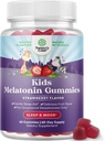 Natures Χειροτεχνία Μελατονίνη Gummies για τα παιδιά Υποστήριξη ύπνου - Hassle-free Παιδιά Μελατονίνη Gummies για υποστήριξη Mood - Νοστιμότατο και φιλικό στο στομάχι Gummy 1 Mg Μικροί χωρίς γλουτένη GMO και Halal