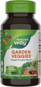 Nature's Way Garden Veggies, Veggie Powder Blend, 900 mg per 2-Capsule Serving, 60 Vegan Capsules (Packaging May Vary)