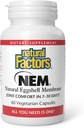 Natural Factors, NEM Natural Eggshell Membrane, Promotes Joint Comfort and Flexibility, 60 Capsules