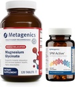 Metagenics Relief Duo - Μαγνήσιο Γλυκινικό & SPM Ενεργό - 120 Δισκία Μαγνησίου Γλυκινικό για την υποστήριξη του νευρικού συστήματος - 60 Softgels του SPM Ενεργό για την ανακούφιση κοινής άνεσης & μικρής δυσφορίας