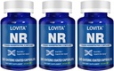 Lovita NR (Nicotinamide Riboside) 350 mg, συμπλήρωμα NAD με Trans-Reεσβερατρόλη και βηταΐνη, Προώθηση επιπέδων NAD Plus, Υγιεινή γήρανση, 30 Vegan Enteric-Coated Κάψουλες (πακέτο των 3)