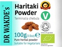 DR WAKDE's Organic Haritaki Powder (Hirda | Terminalia chebula) - 100g (3.5oz) | Pure, Raw & Dried Powder | Ayurvedic Herb | Vegan | Nothing Added, Nothing Removed | Same Day Dispatch