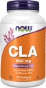 NOW Συμπληρώματα, CLA (Congated Linoleic Acid) 800 mg, Διατροφικό Έλαιο, 180 Softgels