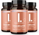 LeanBiome, 9-Strain Probiotic Formula, Υποστηρίζει ένα ισορροπημένο μικροβιόμε κόκκων, ισχυρό προβιοτικά κόκκων με πράσινο elect Phytosome - 60 κάψουλες, 3 συσκευασίες