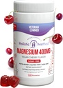 Magnesium Citrate Gummies - Χωρίς ζάχαρη, Vegan και μη GMO για καλύτερο ύπνο και χαλάρωση - Χωρίς Αλκοόλ - Συμπλήρωμα μαγνησίου για ενήλικες, εφήβους και παιδιά - Cherry - 240 μάσημα