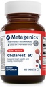 Metagenics Cholarest SC - Blood Flow Support* - Supports Healthy Blood Lipids Already in Normal Range* - Non-GMO & Gluten-Free - 60 Tablets
