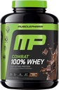 Muspharm Combat 100% Whey Protein Powder, Σοκολάτα Γάλα, γρήγορη ανάκτηση & μυϊκή αύξηση με Whey Isolate, Υψηλή πρωτεΐνη σκόνη για γυναίκες & άνδρες, χωρίς γλουτένη, 5lb, 67 εξυπηρετούν