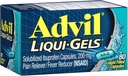 Advil Liqui-Gels 80 Liqui-Gels (Pack of 3)