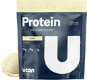 UCAN Energy + Plant Protein Powder - Vegan Plant Based Protein 20g Pea Protein with Amino Acids EAAs & BCCAs - Keto Protein Powder - Δεν Προστέθηκε Ζάχαρη, Χωρίς Γλουτένη - Βανίλια - 12 Σερβιέτες