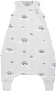 Woolino 4 Season Baby Sleep Bag με τα πόδια, Australian Merino μαλλί και οργανικό βαμβάκι, 6-18 μήνες, Rainbow
