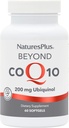 NaturesPlus Beyond CoQ10-200 mg Ubiquinol - 60 Εύκολο στην κατάποση Softgels - Υψηλή ισχύς, συμπλήρωμα υψηλής απορρόφησης, προάγει την υγεία της καρδιάς, Αντιοξειδωτικό - 60 εξυπηρετήσεις