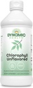 Dynamic Health Liquid Chlorophyl Unflavored 100 mg, Sodium Copper Chlorophyllins with Alfalfa and Mulberry Leaves, Plant Cleanse and Deodorizing, No Added Sugar, 16 Fl Oz