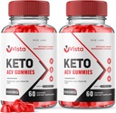 rize labs (Pack of 2 Vista Keto ACV Gummies for Advanced Weight Loss, VistaKeto Supplement, Maximum Strength Gomitas, Advanced Formula Reviews (120 Gummies)