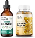 Wild & Organic Cilantro Tincture 4 fl oz & Immune Support Gummies