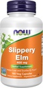 NOW Συμπληρώματα, Slippery Elm (Ulmus rubra) 400 mg, συμπλήρωμα βοτάνων, 100 κάψουλες Veg