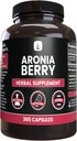 PURE Αρχική ΣΥΣΤΑΤΙΚΑ Aronia Berry Extract, (365 κάψουλες) Πάντα καθαρό, χωρίς πρόσθετα ή πληρωτικά, Εργαστήριο Επαληθευμένο