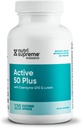 Nutri Supreme Active 50 Plus, CoQ10, Lutein, ALA, και Turmeric, Σύνθετη Φόρμουλα για την υγιή γήρανση και ζωτικότητα, 120 κάψουλες λαχανικών