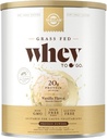 Solgar Grass Fed Whey to Go, Βανίλια - 2 lb - Grass-Fed Whey Protein Powder - rBGH Free, μη-GMO, Gluten Free - 36 Σερβιέτες